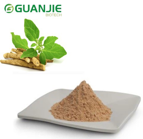Polvo de raíz de ashwagandha pura